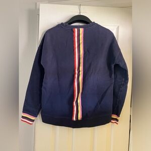Boden Colorblock Striped Sweatshirt S